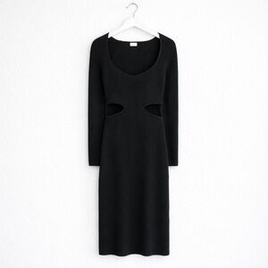 A&F Ribbed Cutout Sweater Dress XXS Petite NWT